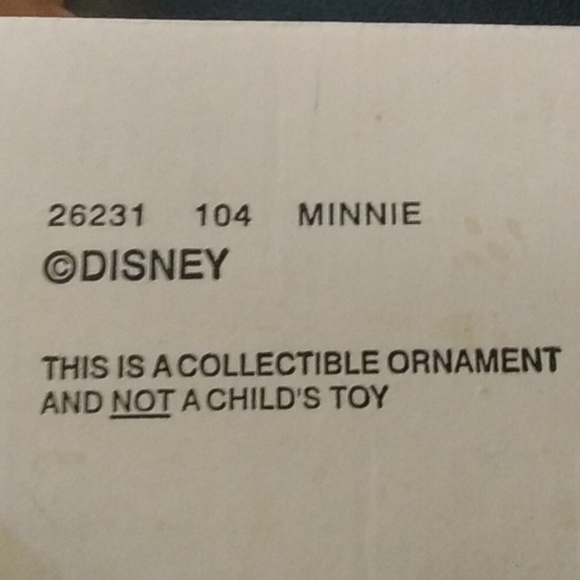 Skating Minnie Grolier Christmas Magic Disney Ornaments with Boxes - Picture 4 of 4